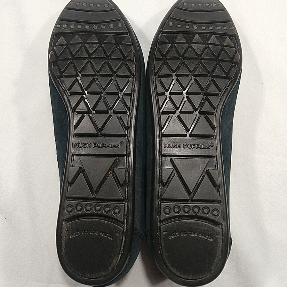 Hush Puppies Women's Shoes Blue Leather Size 8.5 - Picture 6 of 8